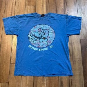 2007 Nintendo super Mario bros‎ blue tee size large